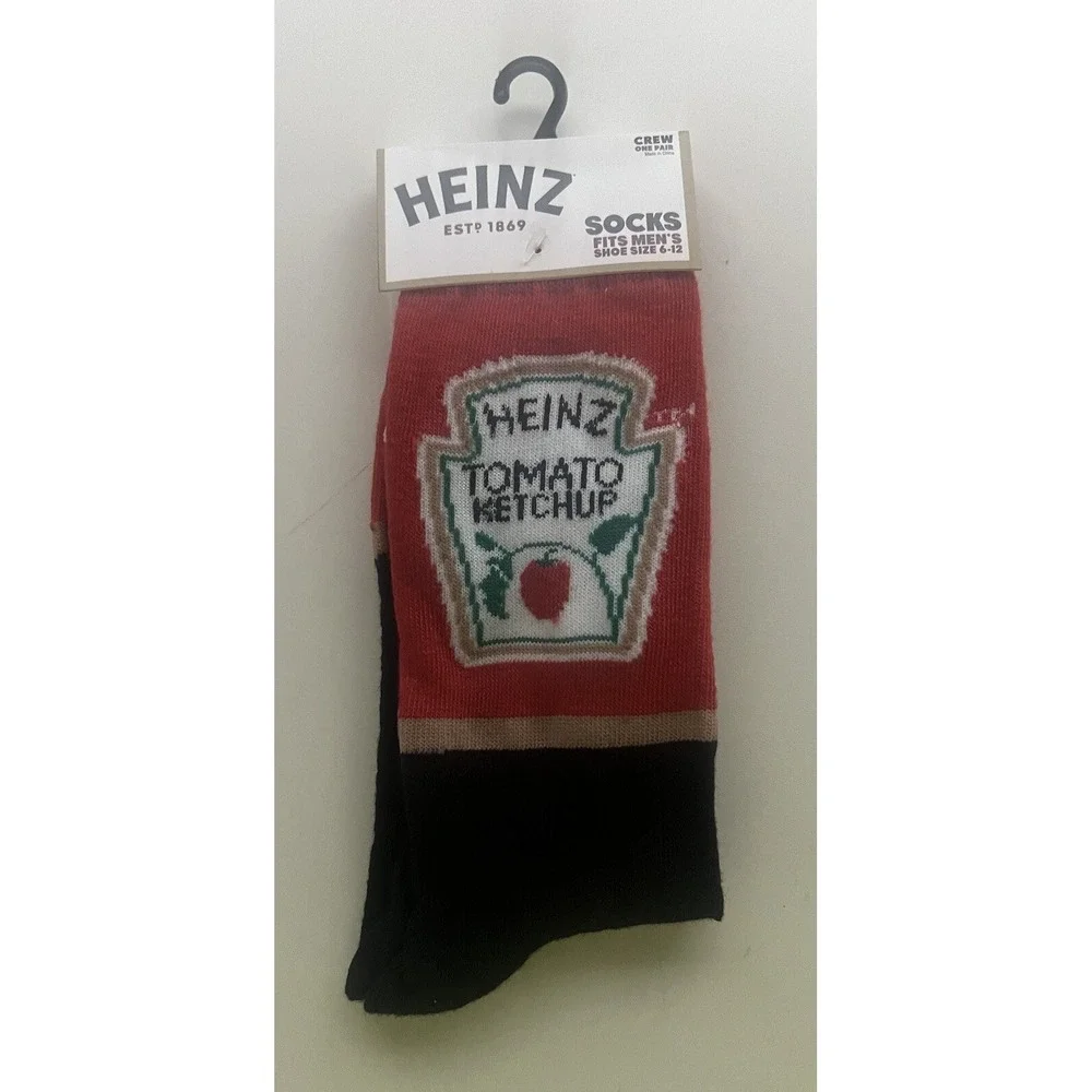4 Pairs Novelty Socks Brand New‎ Pringles Twizzlers Ritz Heinz